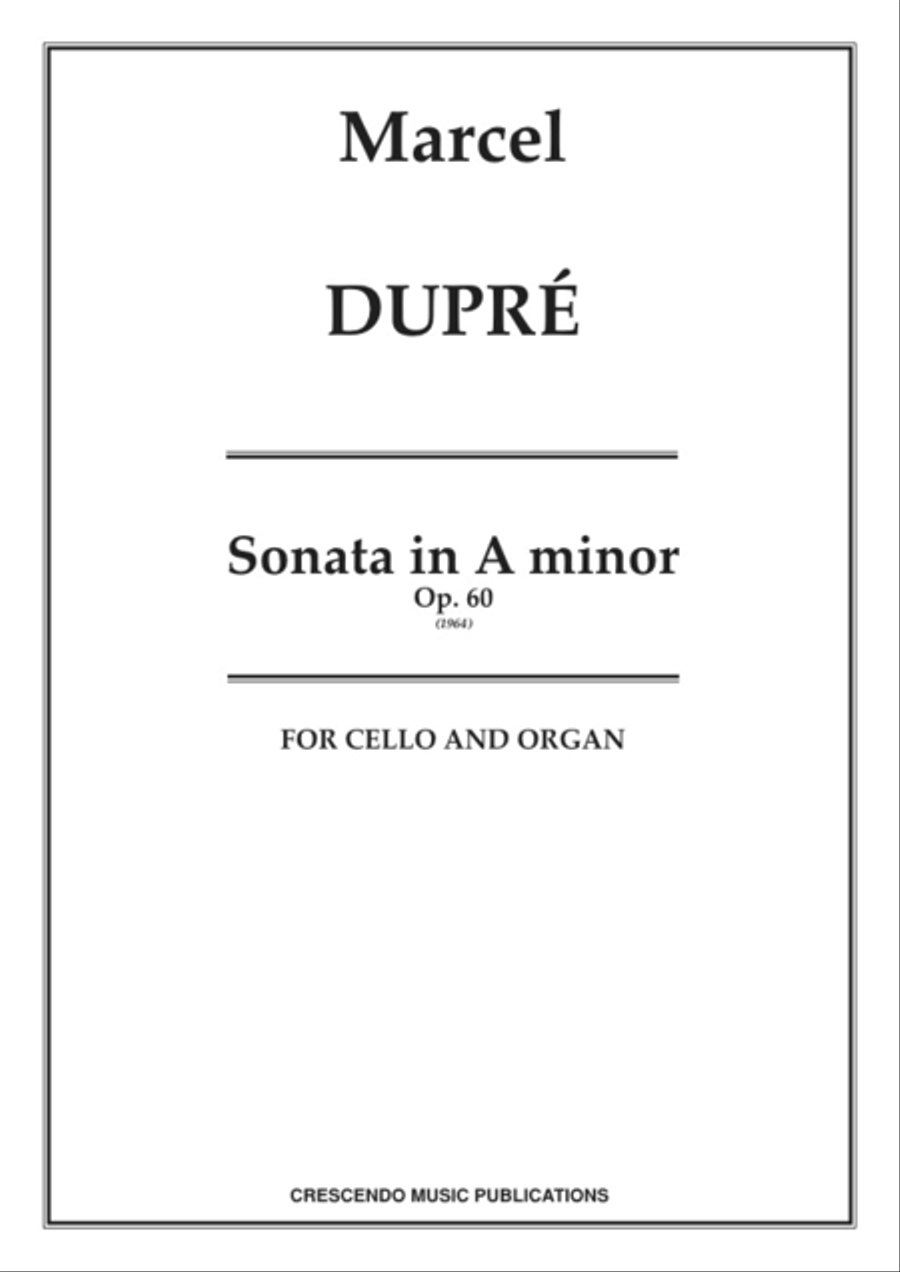 Sonata, Op. 60 Organ scores gallery preview page 1