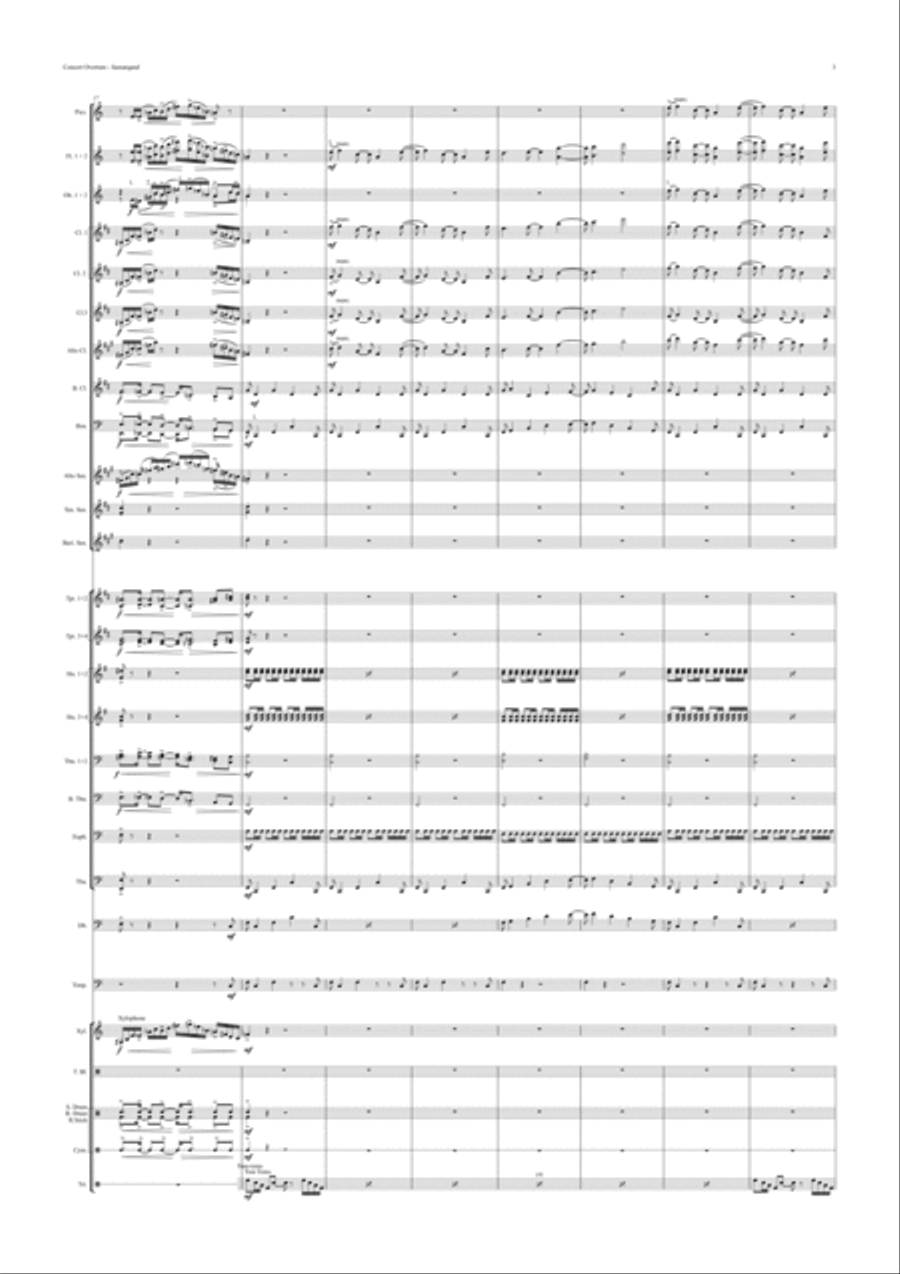 Samarqand Concert Overture Concert Band scores gallery preview page 3