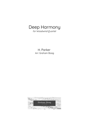 Deep Harmony for Woodwind Quartet