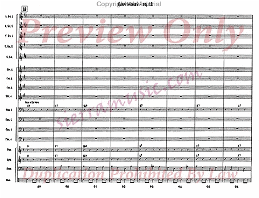 Easy Money Big Band scores gallery preview page 13