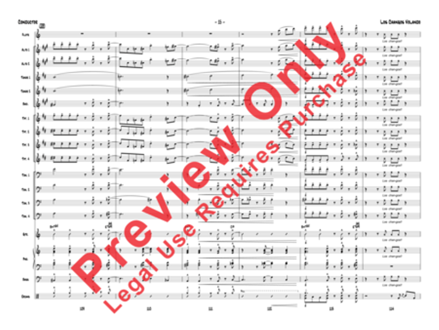 Los Changos Volando Jazz Ensemble scores gallery preview page 18