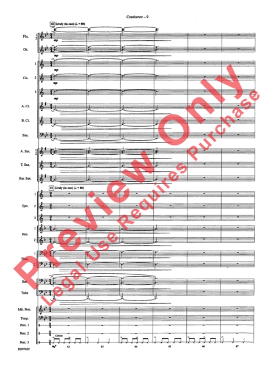 By Loch and Mountain Concert Band scores gallery preview page 12
