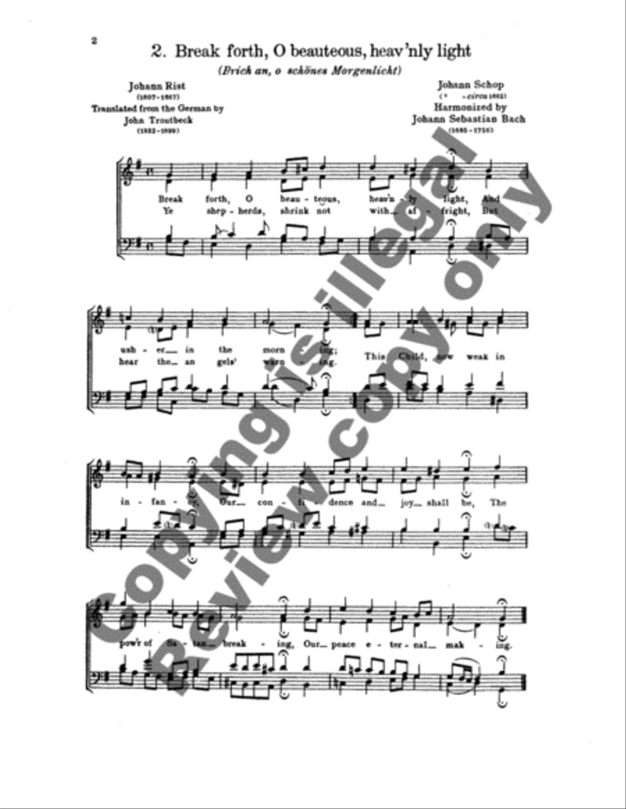 28 Chorales (Book II from 131 Chorales) 4-Part scores gallery preview page 5