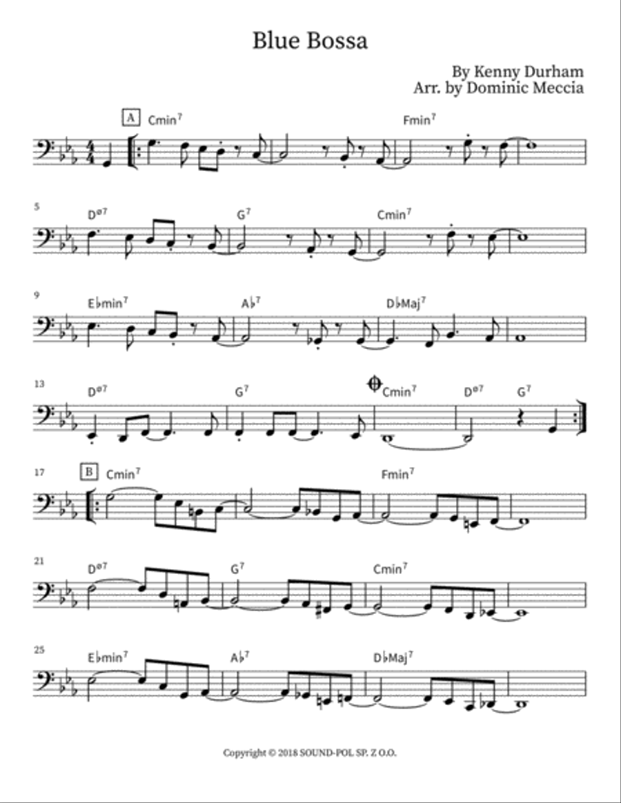 Blue online bossa trumpet