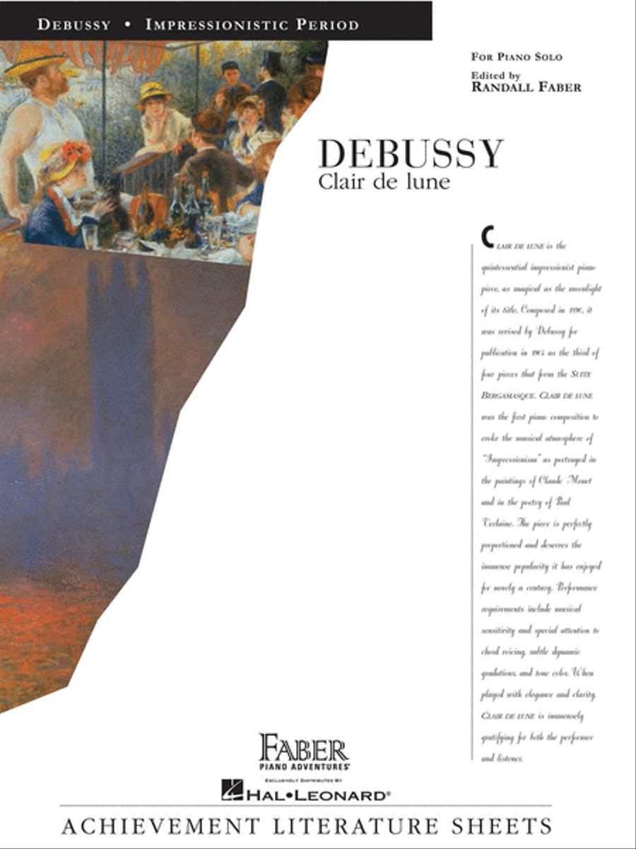 Clair de lune Piano Method scores gallery preview page 1