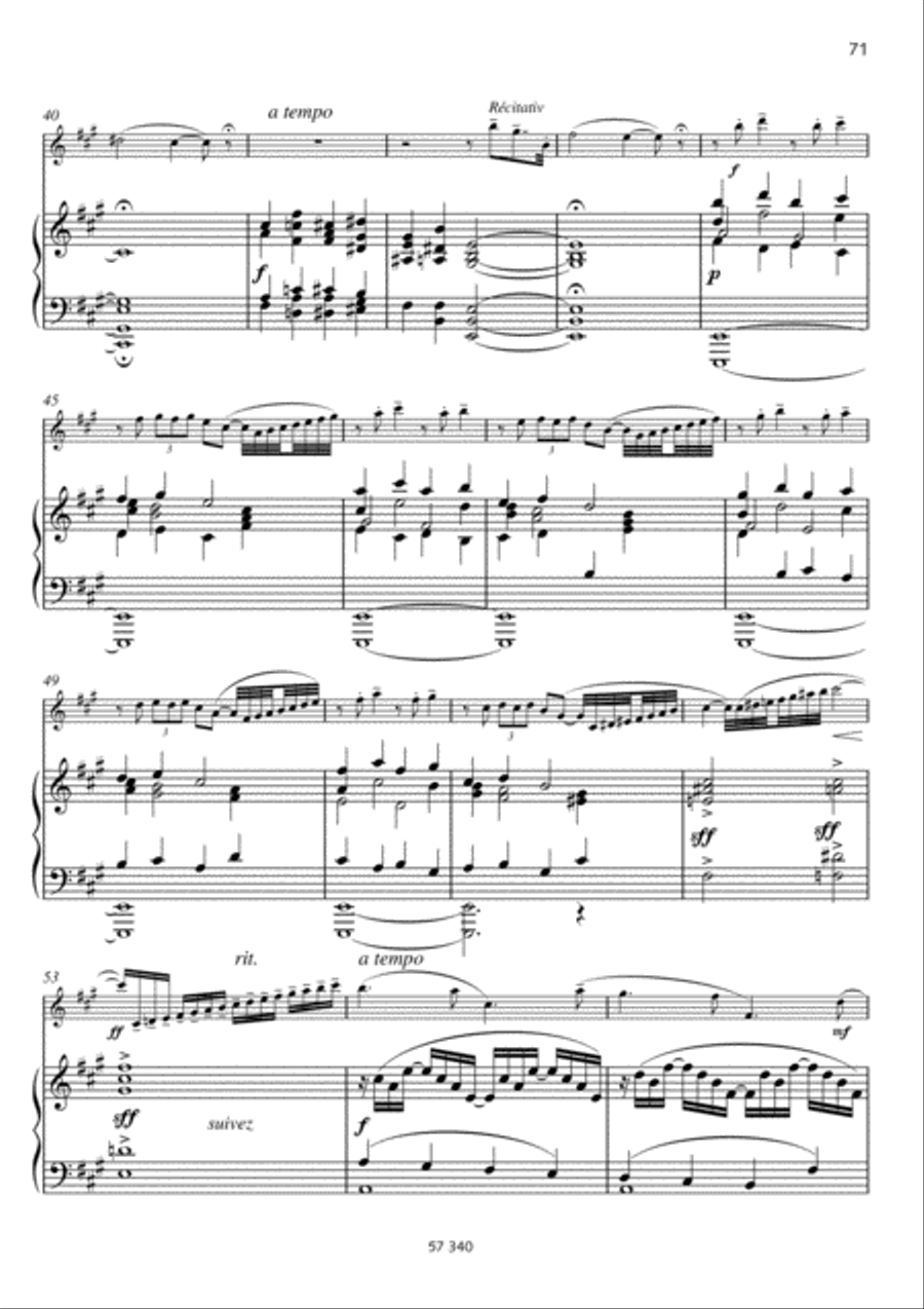 Deuxième romance Deuxième romance Flute Solo scores gallery preview page 4