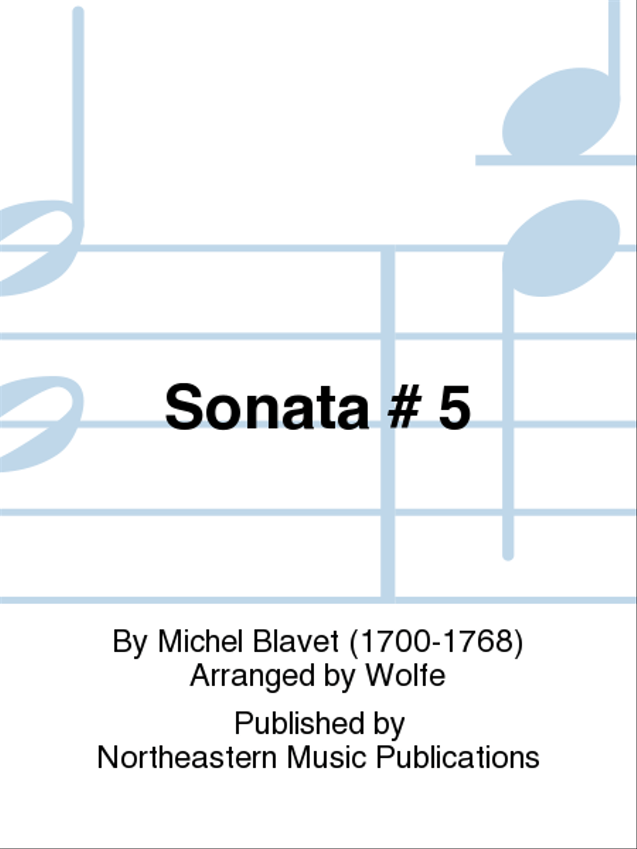 Sonata # 5 Sonata # 5 Soprano Saxophone scores gallery preview page 1