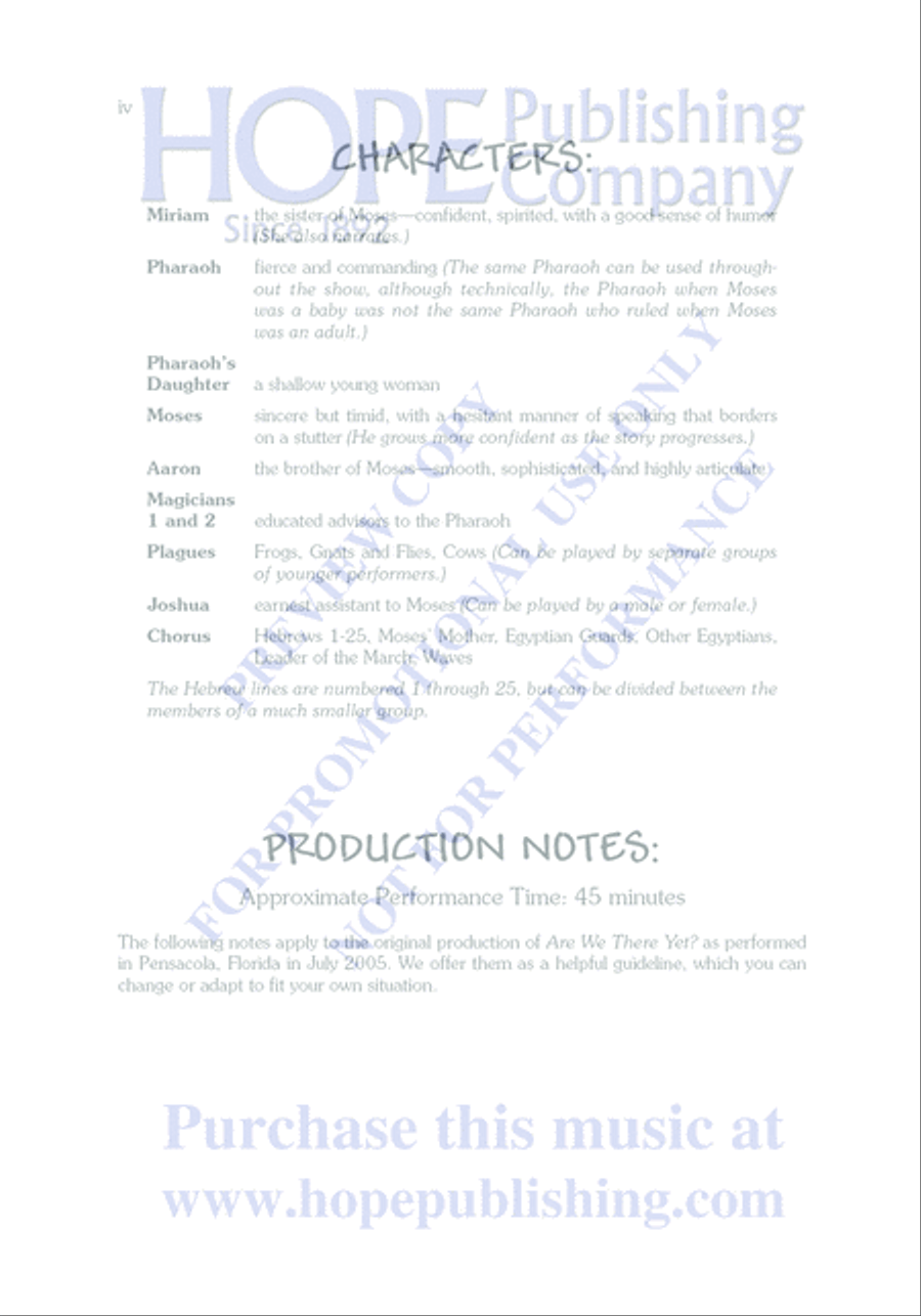 Are We There Yet Unison Choir scores gallery preview page 4