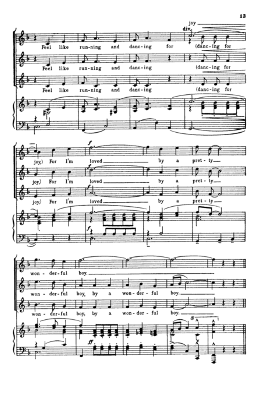 Choral Medley from West Side Story (arr. William Stickles) 4-Part scores gallery preview page 11