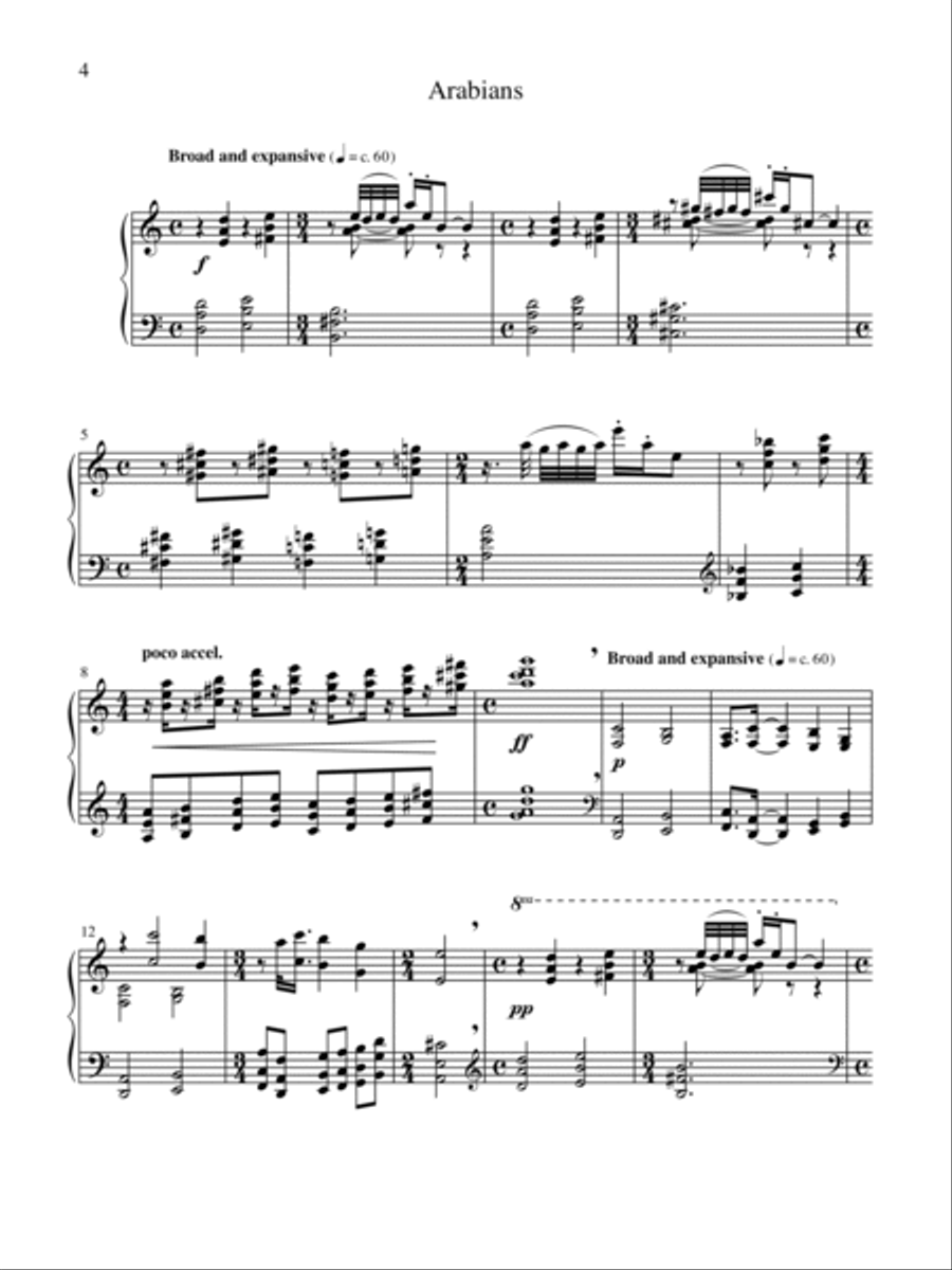 Equine Suite (for solo piano) Piano Solo scores gallery preview page 4