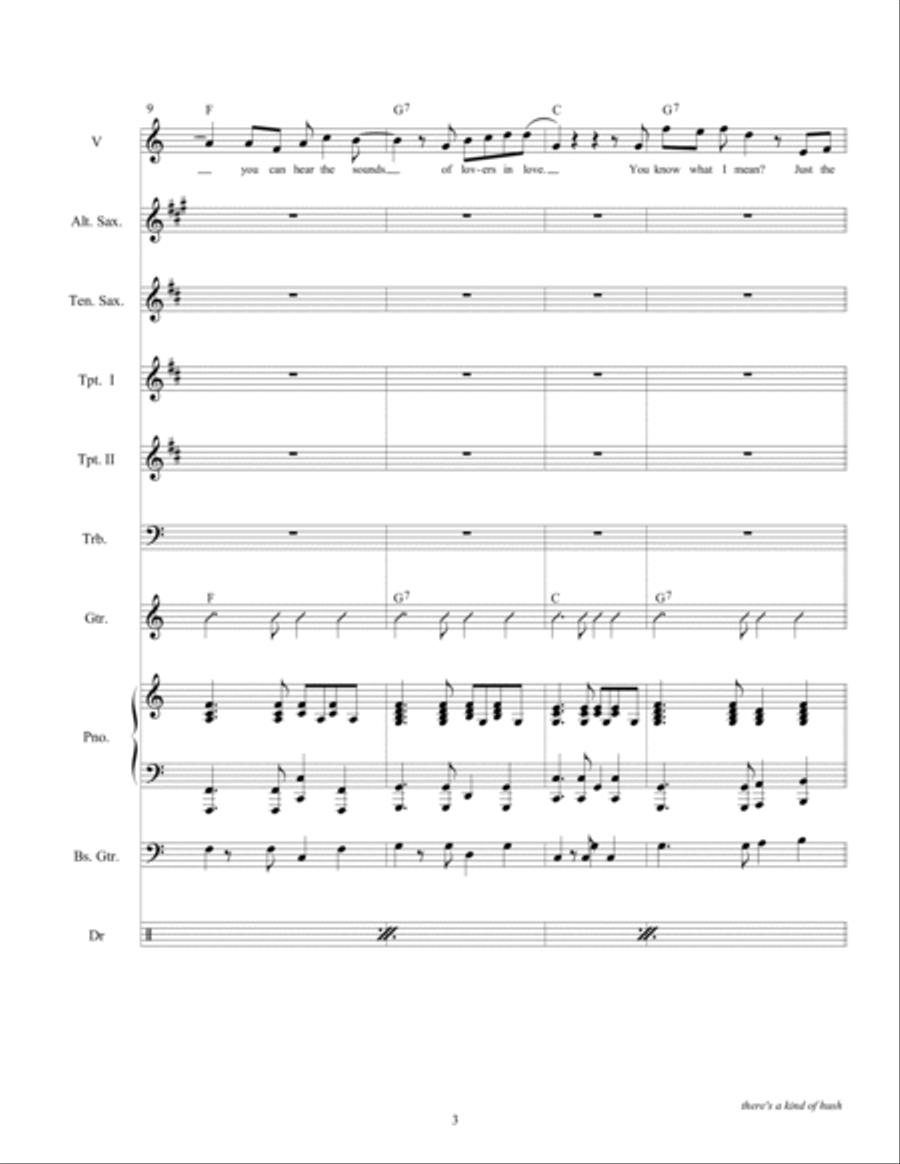 There's A Kind Of Hush (all Over The World) Tenor Saxophone scores gallery preview page 5