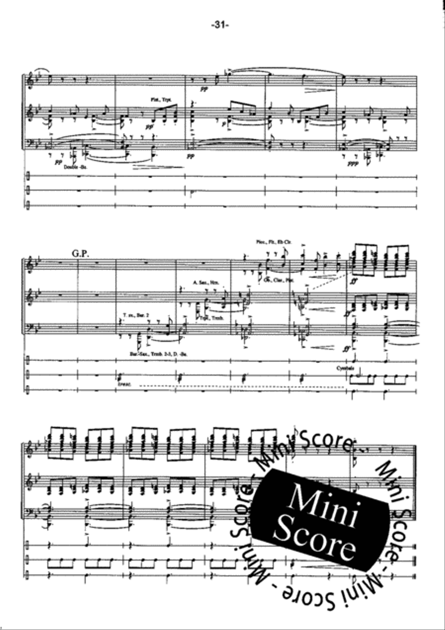 Partita Concert Band scores gallery preview page 34