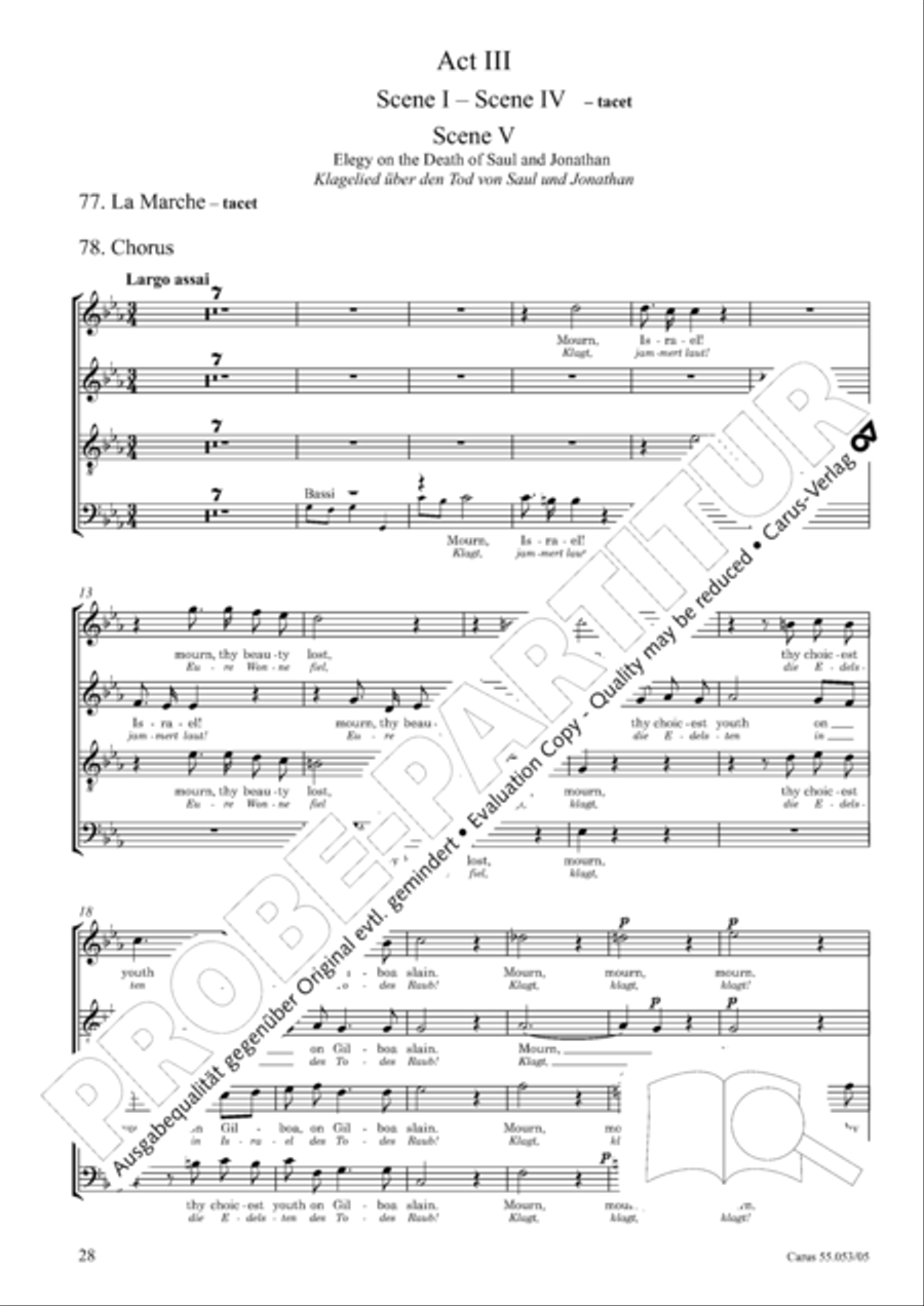 Saul Saul SSATB scores gallery preview page 29