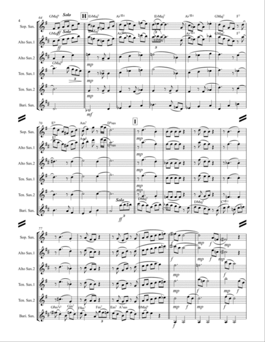 Christmas Time Is Here Christmas Time Is Here Saxophone Quintet scores gallery preview page 5