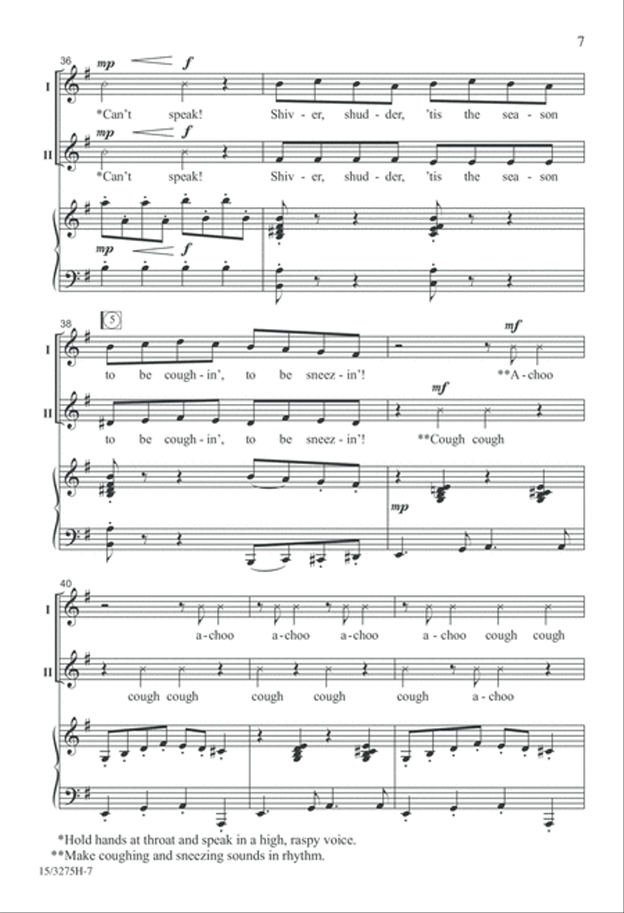 Cold Snap 2-Part scores gallery preview page 7