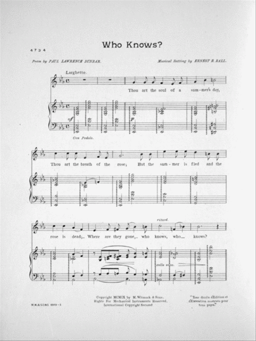 Who Knows? Duet Voice scores gallery preview page 3