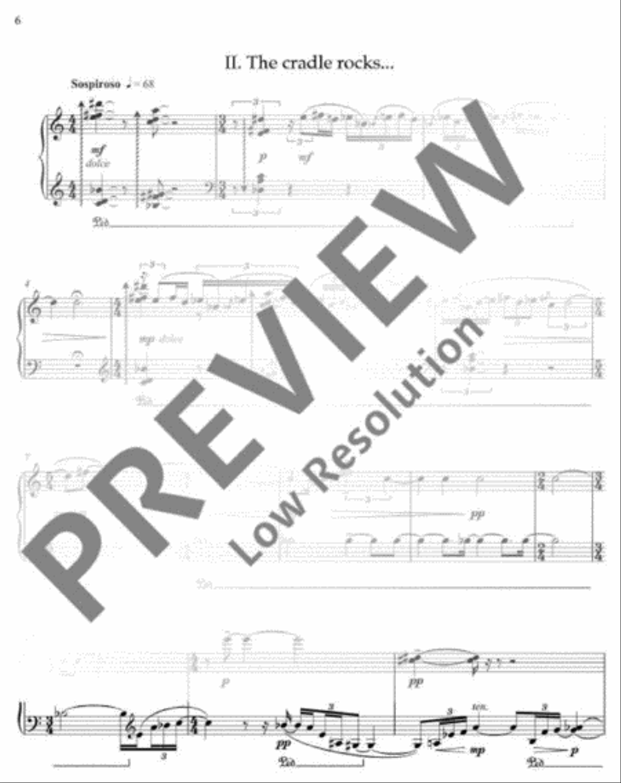 Three Japanese Miniatures Piano Solo scores gallery preview page 9
