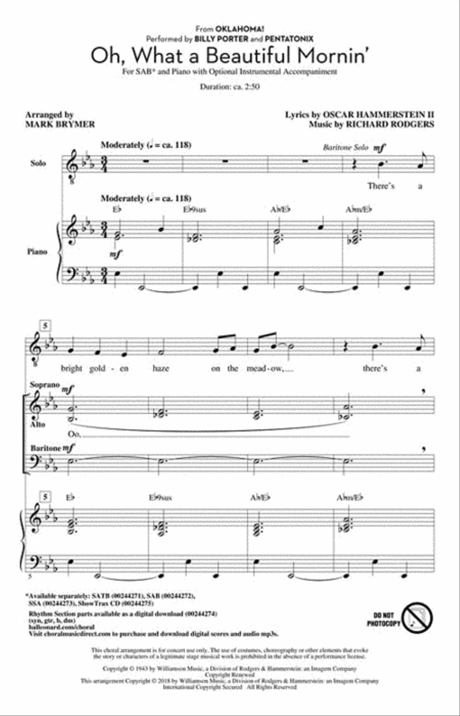 <br>Extrait de partition