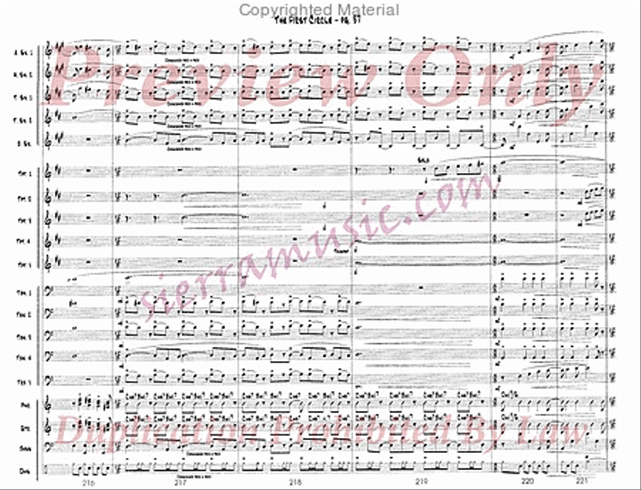 The First Circle Big Band scores gallery preview page 38