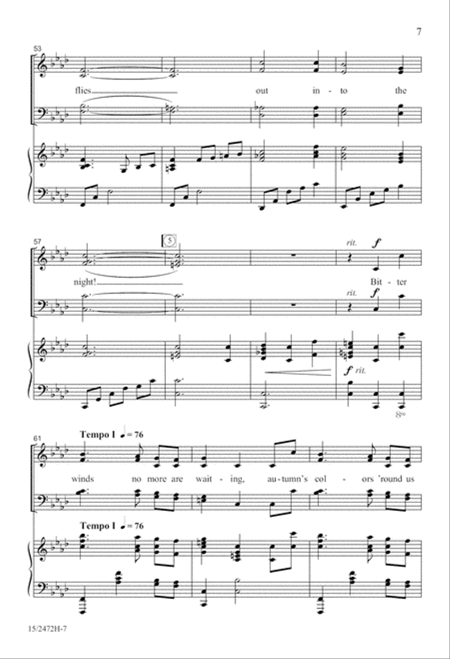 The Hands of Winter 4-Part scores gallery preview page 8