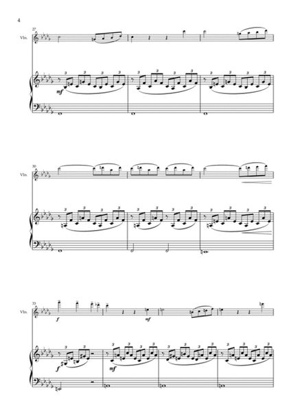 Lento placid arranged for Violin and Piano image number null