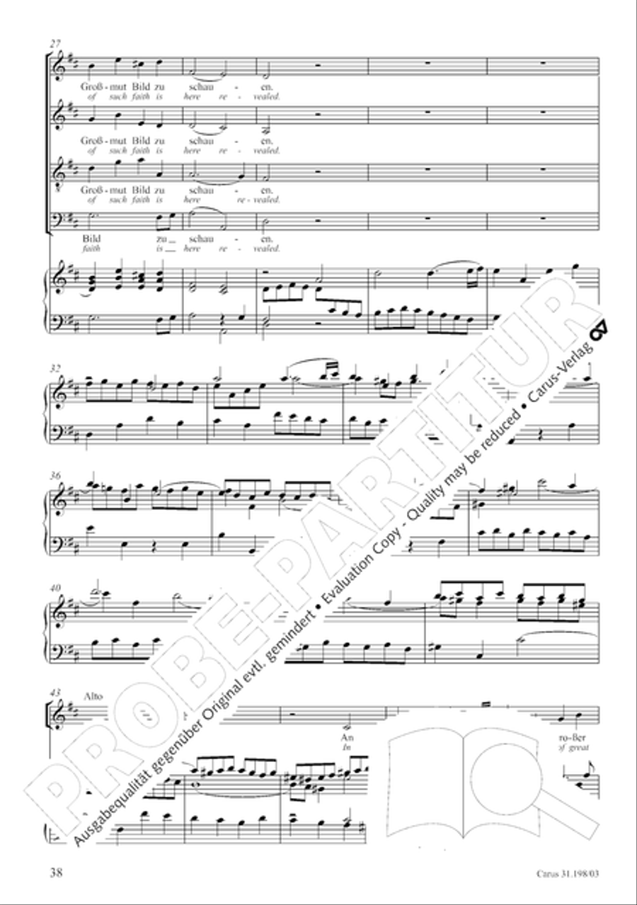 Let, Princess, let but one more ray (Lass, Furstin, lass noch einen Strahl) 4-Part scores gallery preview page 39