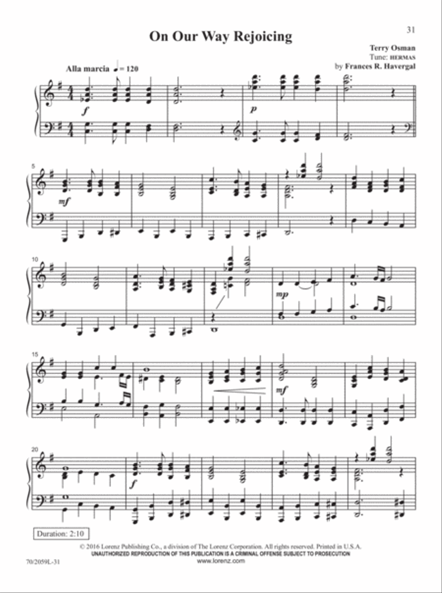 The Church Pianist's Library, Vol. 21 Piano Solo scores gallery preview page 18