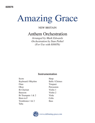 Book cover for Amazing Grace Orchestration