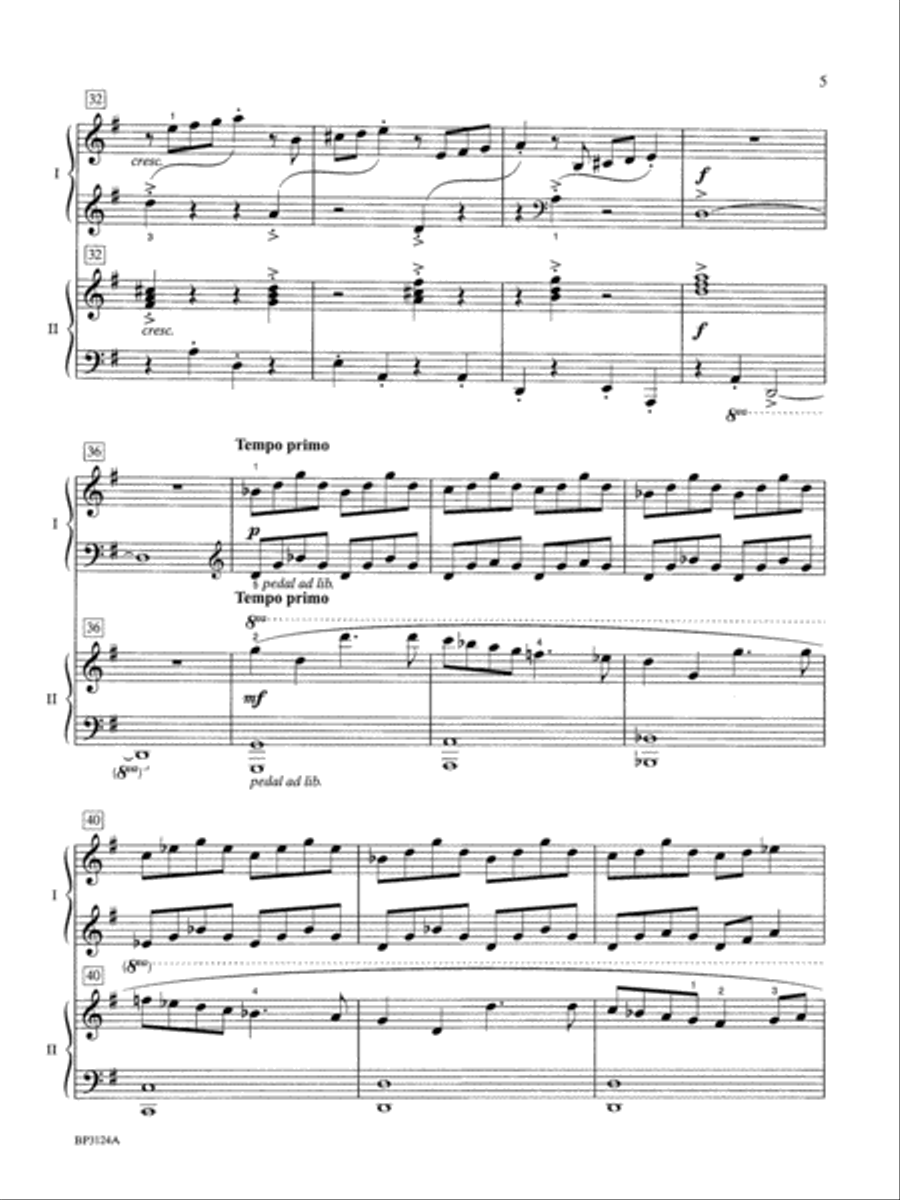 Concerto in G Major - Piano Duo (2 Pianos, 4 Hands) Piano Method scores gallery preview page 5