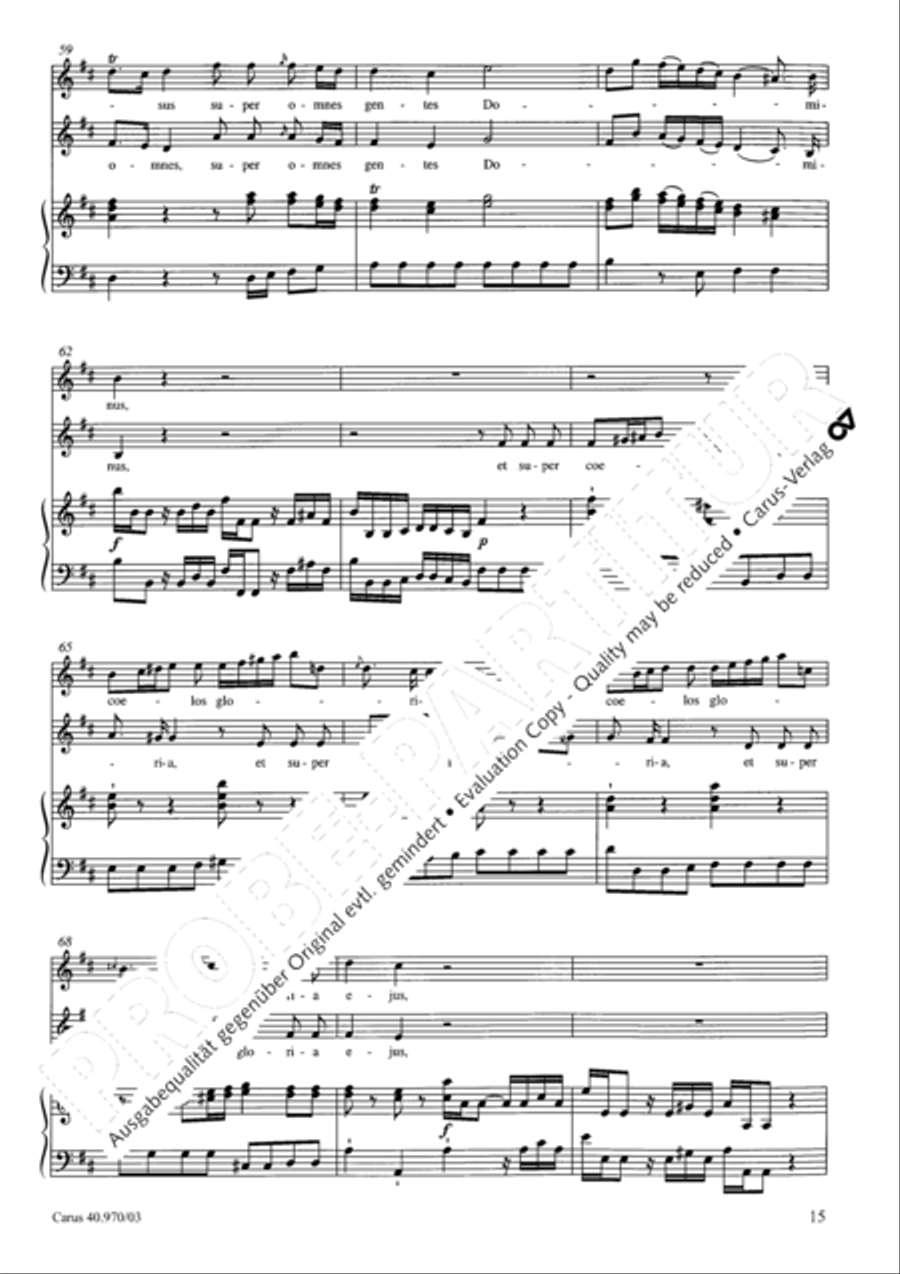 Laudate pueri SSA scores gallery preview page 16