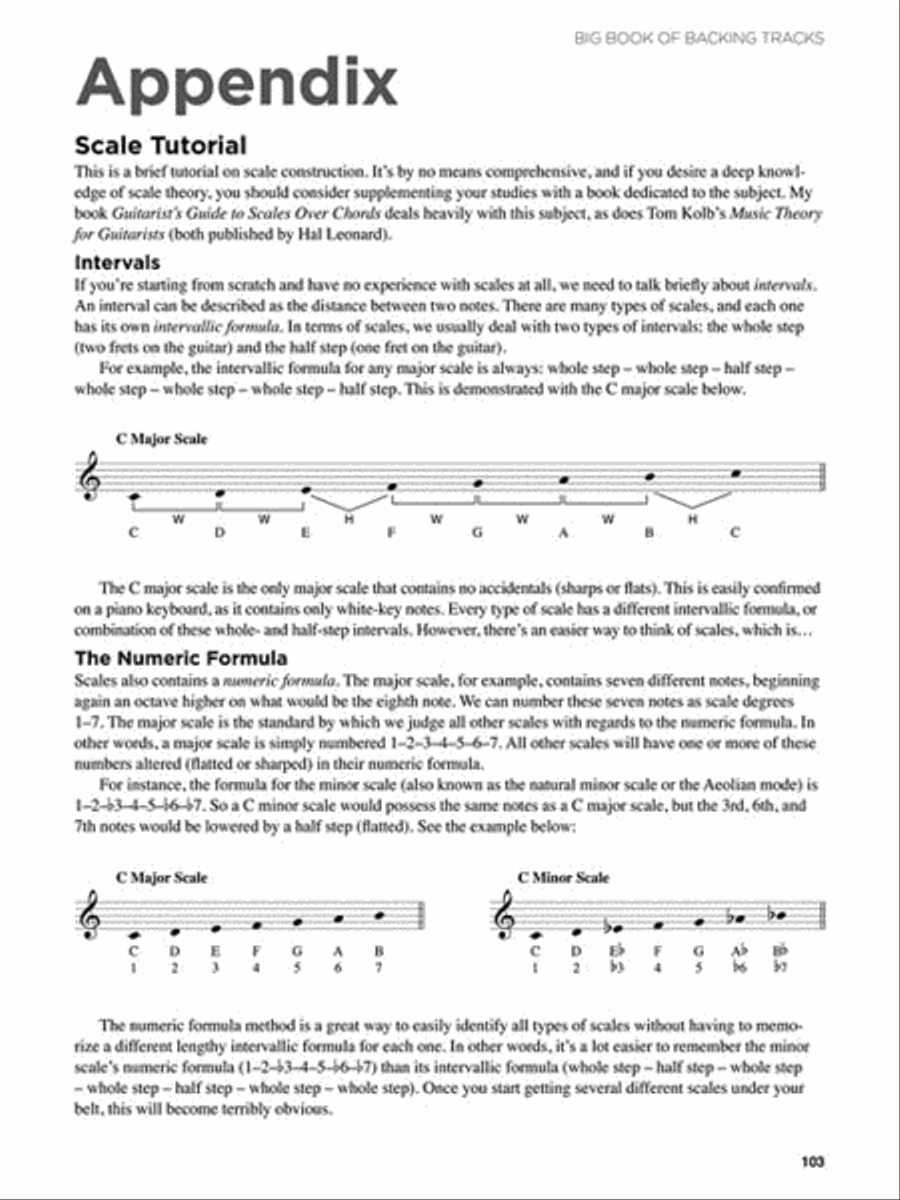 Big Book of Backing Tracks Electric Guitar scores gallery preview page 8