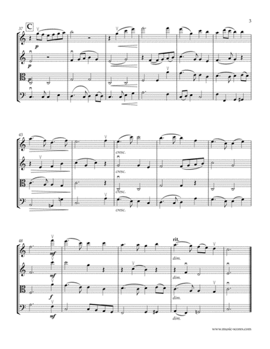 Auld Lang Syne - longer - String Quartet image number null