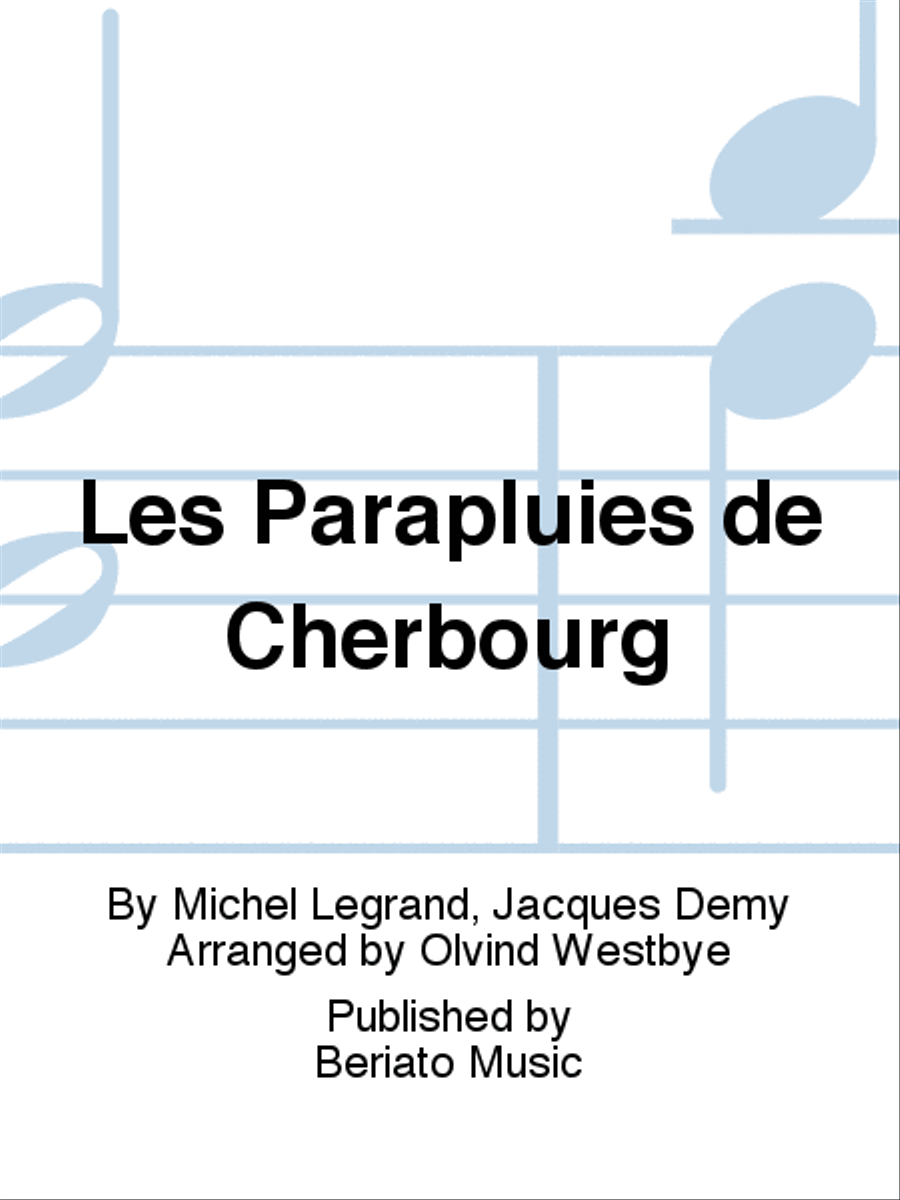 Les Parapluies de Cherbourg Concert Band scores gallery preview page 1