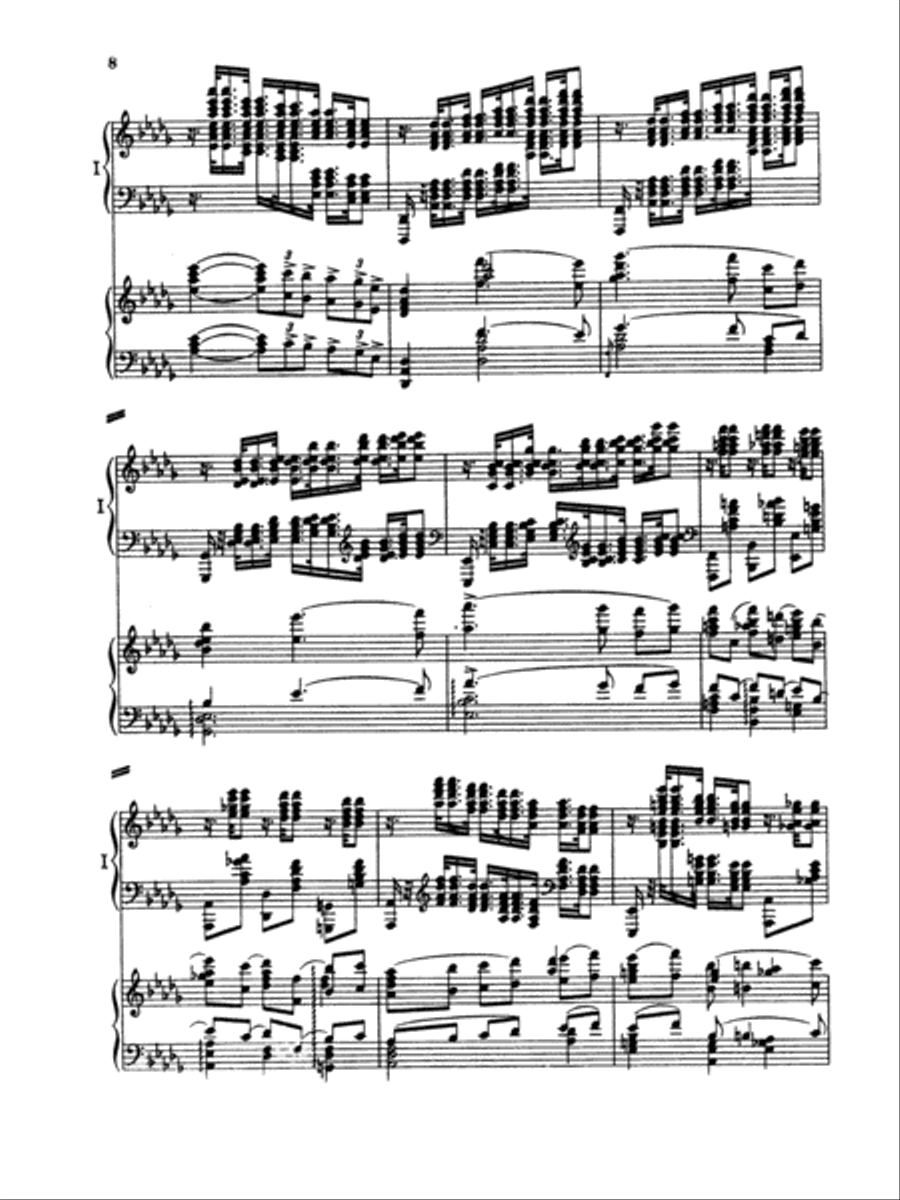 Tchaikovsky: Piano Concerto No. 1 in B flat Minor, Op. 23 Piano scores gallery preview page 6
