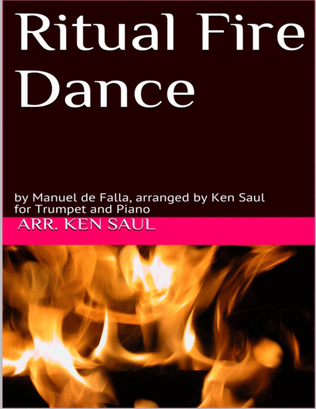 Book cover for Ritual Fire Dance for Trumpet and Piano