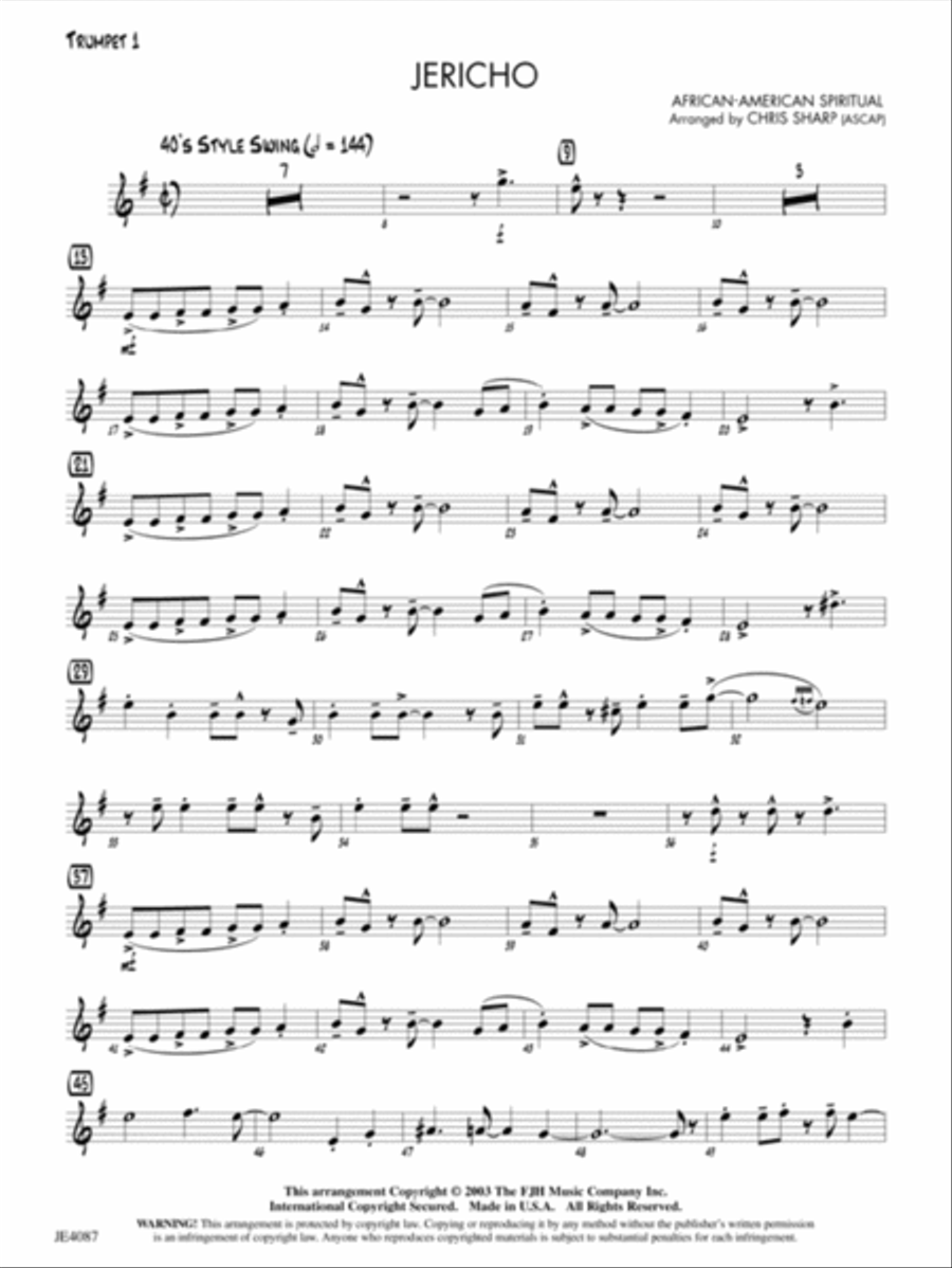 Jericho Jericho Jazz Ensemble scores gallery preview page 2