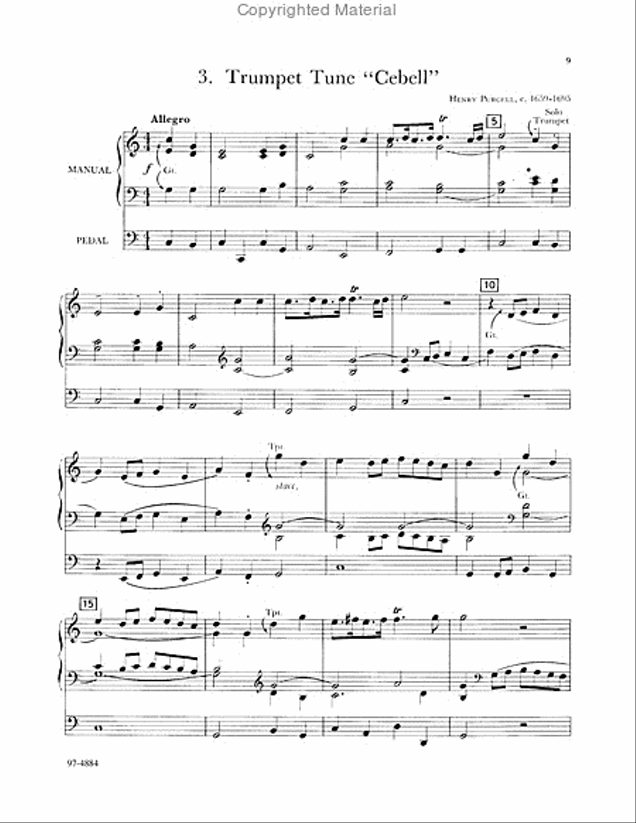 Baroque Composers of the Chapels Royal Trumpet scores gallery preview page 7