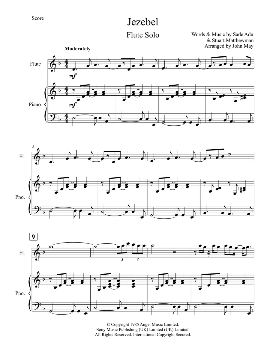 Jezebel Flute scores gallery preview page 3