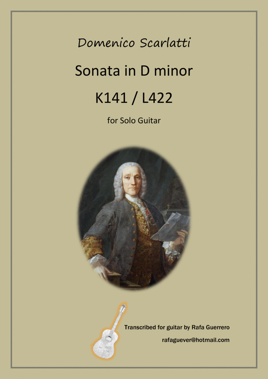 Sonata K141 / L422 Acoustic Guitar scores gallery preview page 1