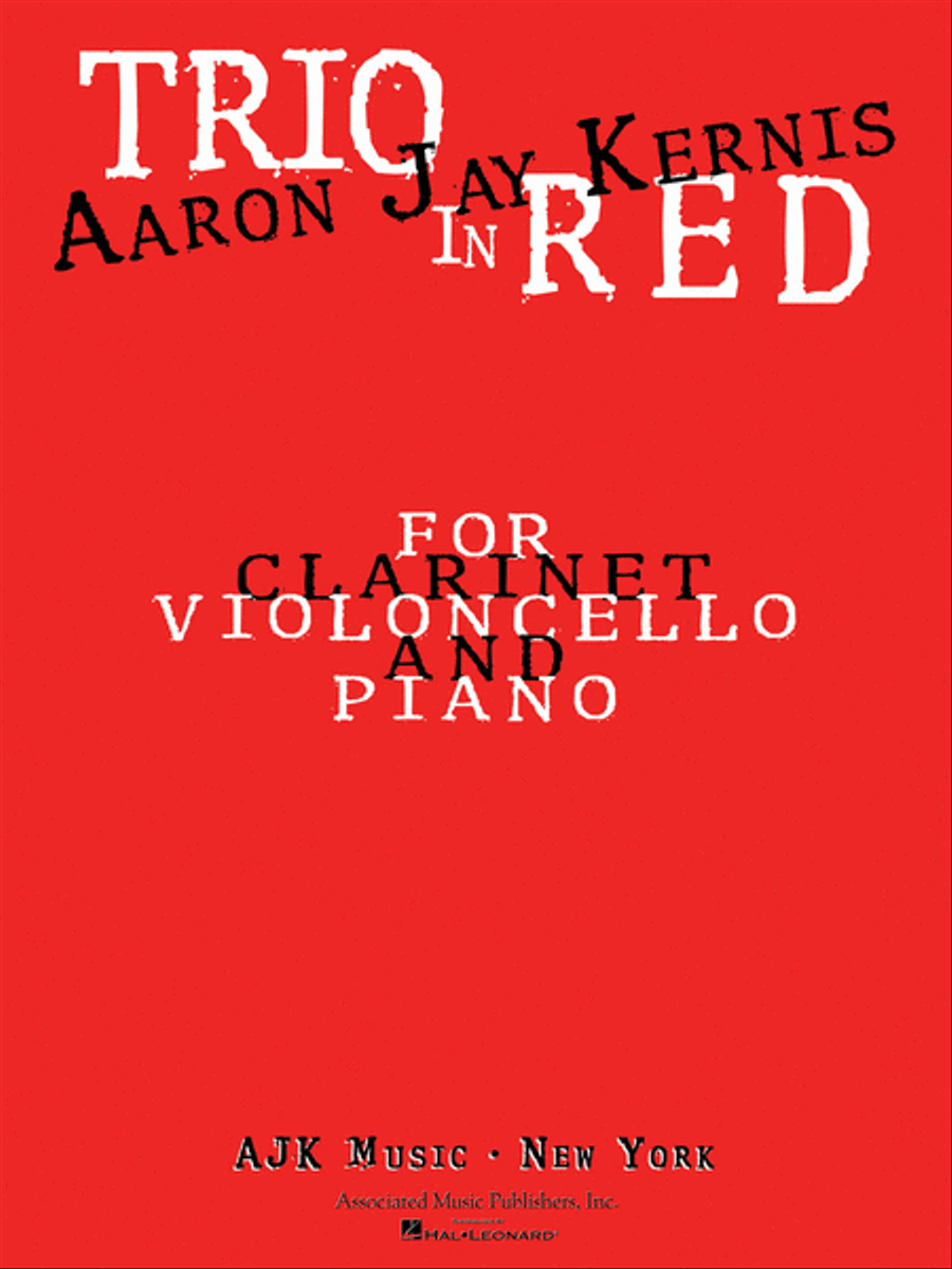 Trio in Red Clarinet scores gallery preview page 1