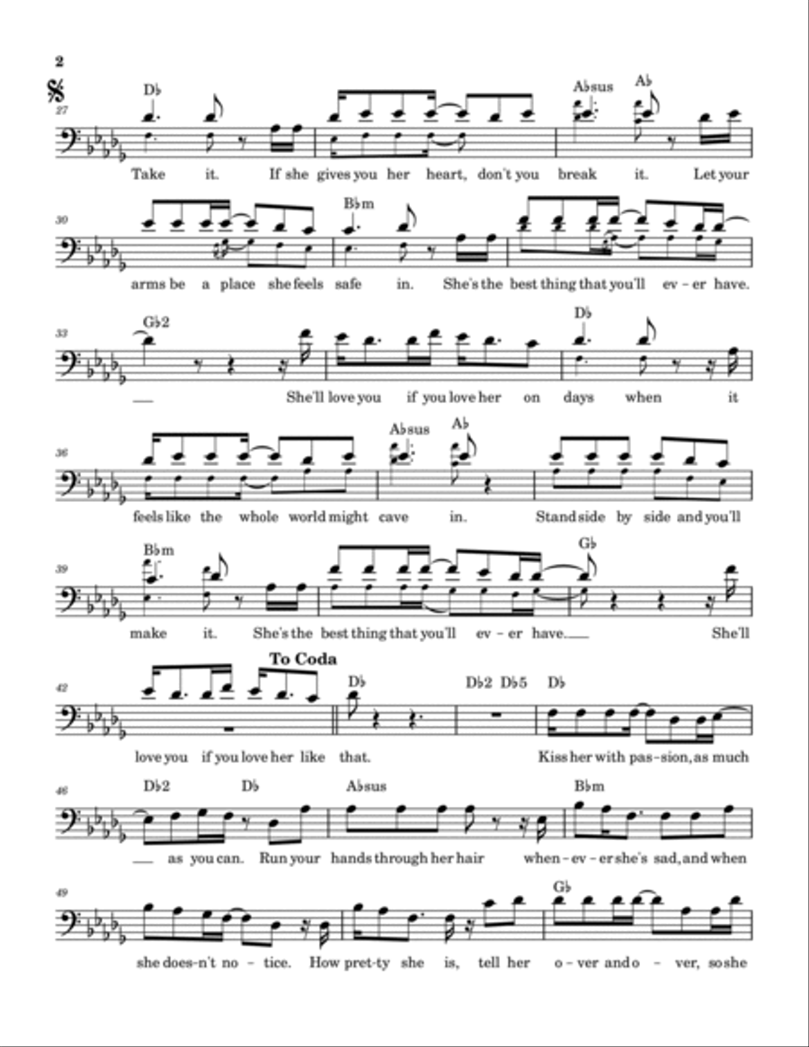 If You Love Her Electric Guitar scores gallery preview page 2