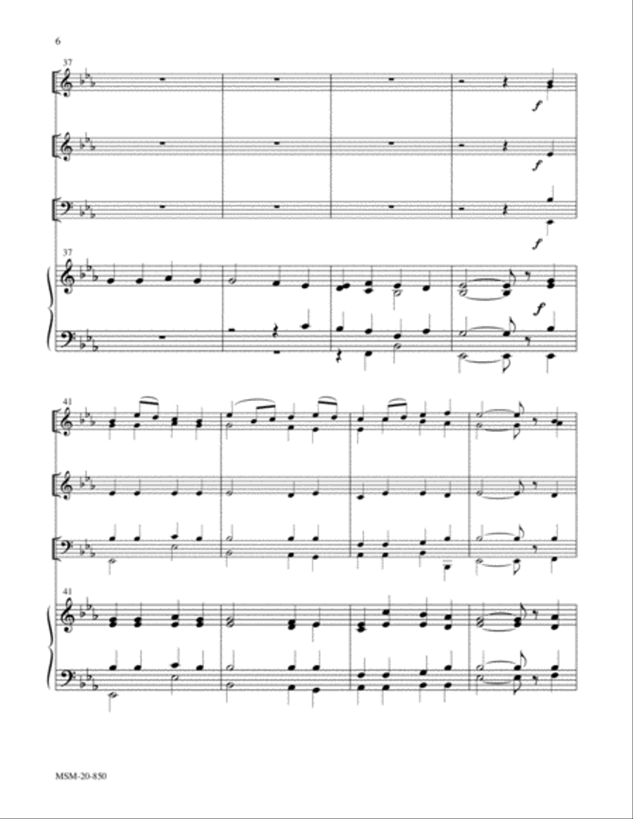 The Church's One Foundation Organ scores gallery preview page 6