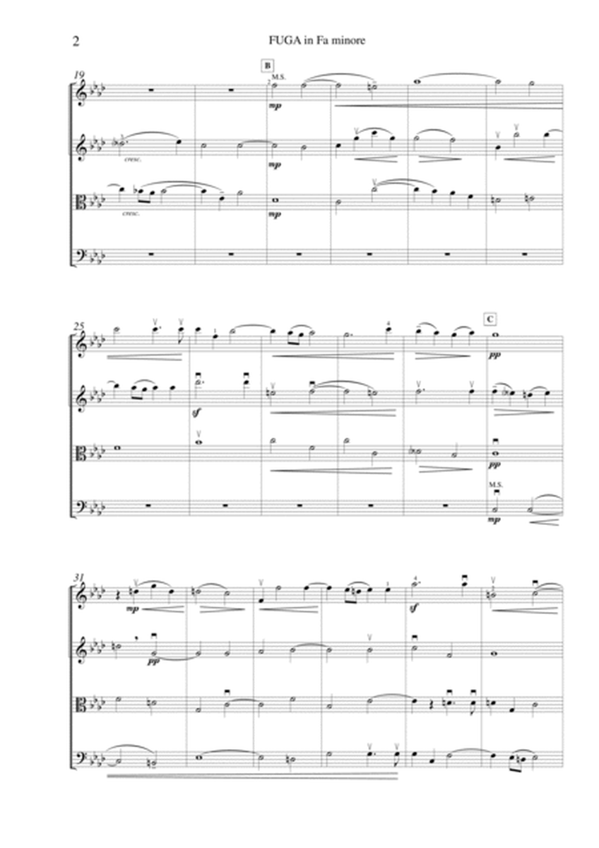 Salvatore Passantino: FUGA IN FA MINORE (ES-21-019) - Score Only