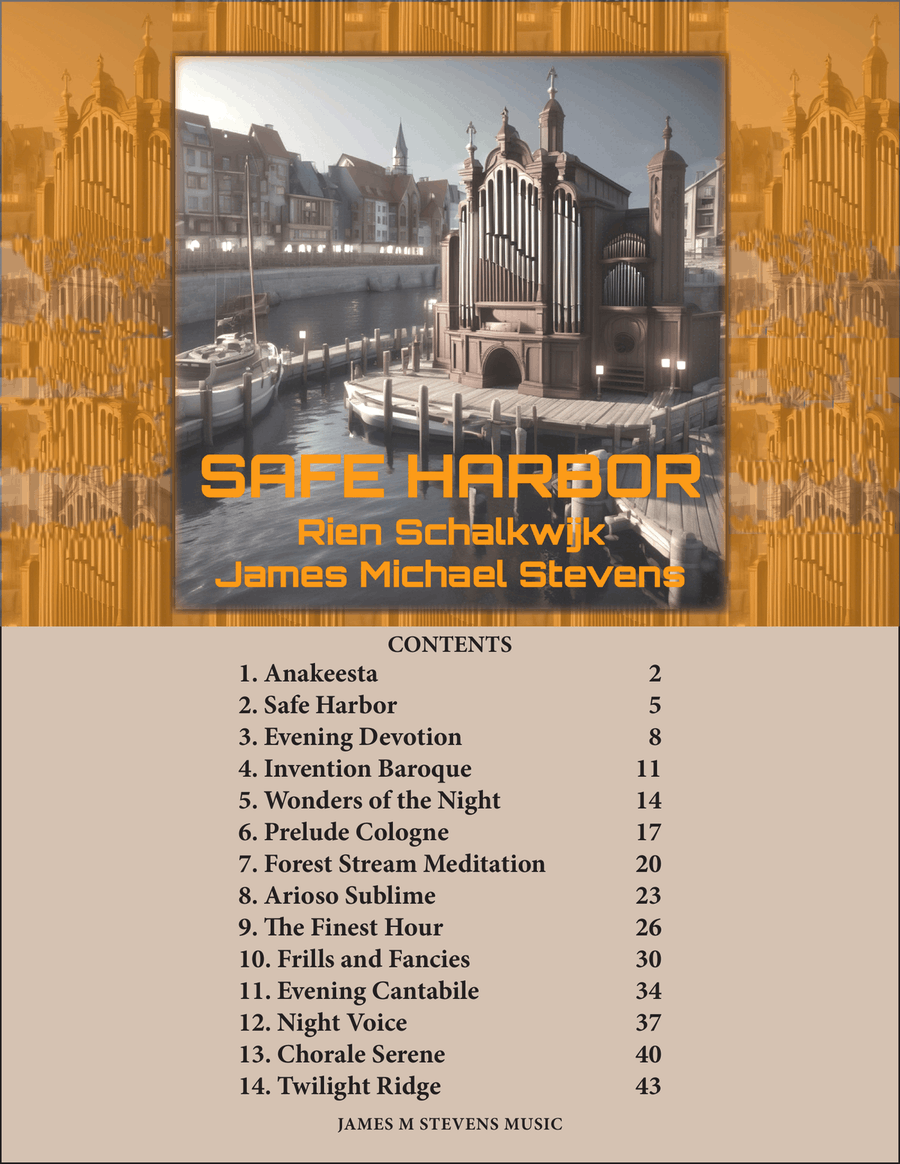 Safe Harbor Organ Book