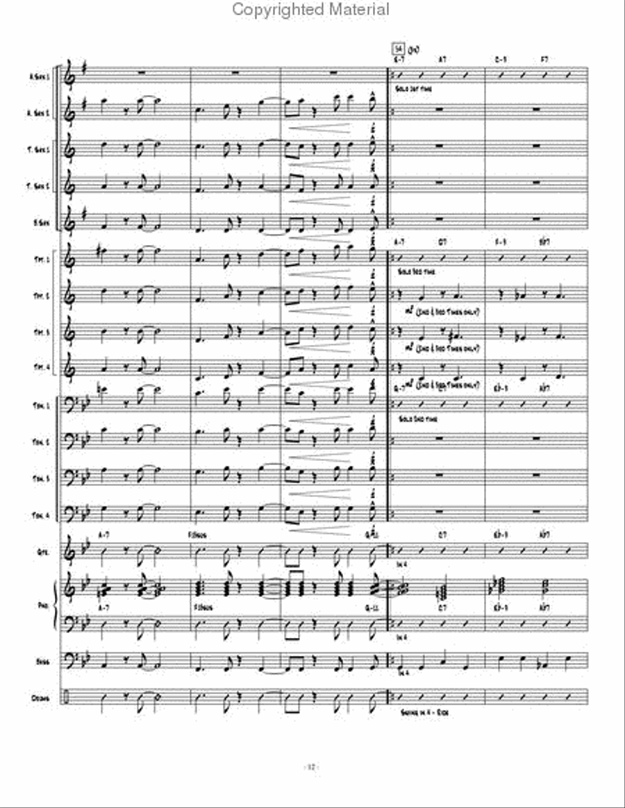 Rubaswing Jazz Ensemble scores gallery preview page 13