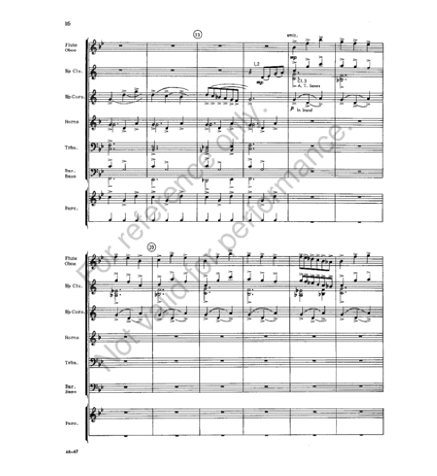 Three Christmas Miniatures Concert Band scores gallery preview page 15