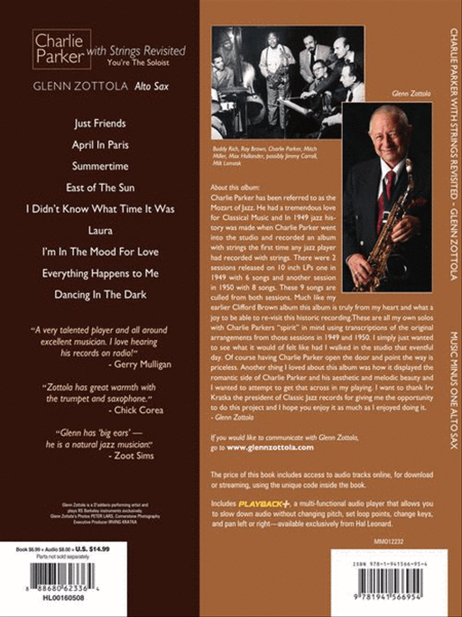 Charlie Parker with Strings Revisited Alto Saxophone scores gallery preview page 7