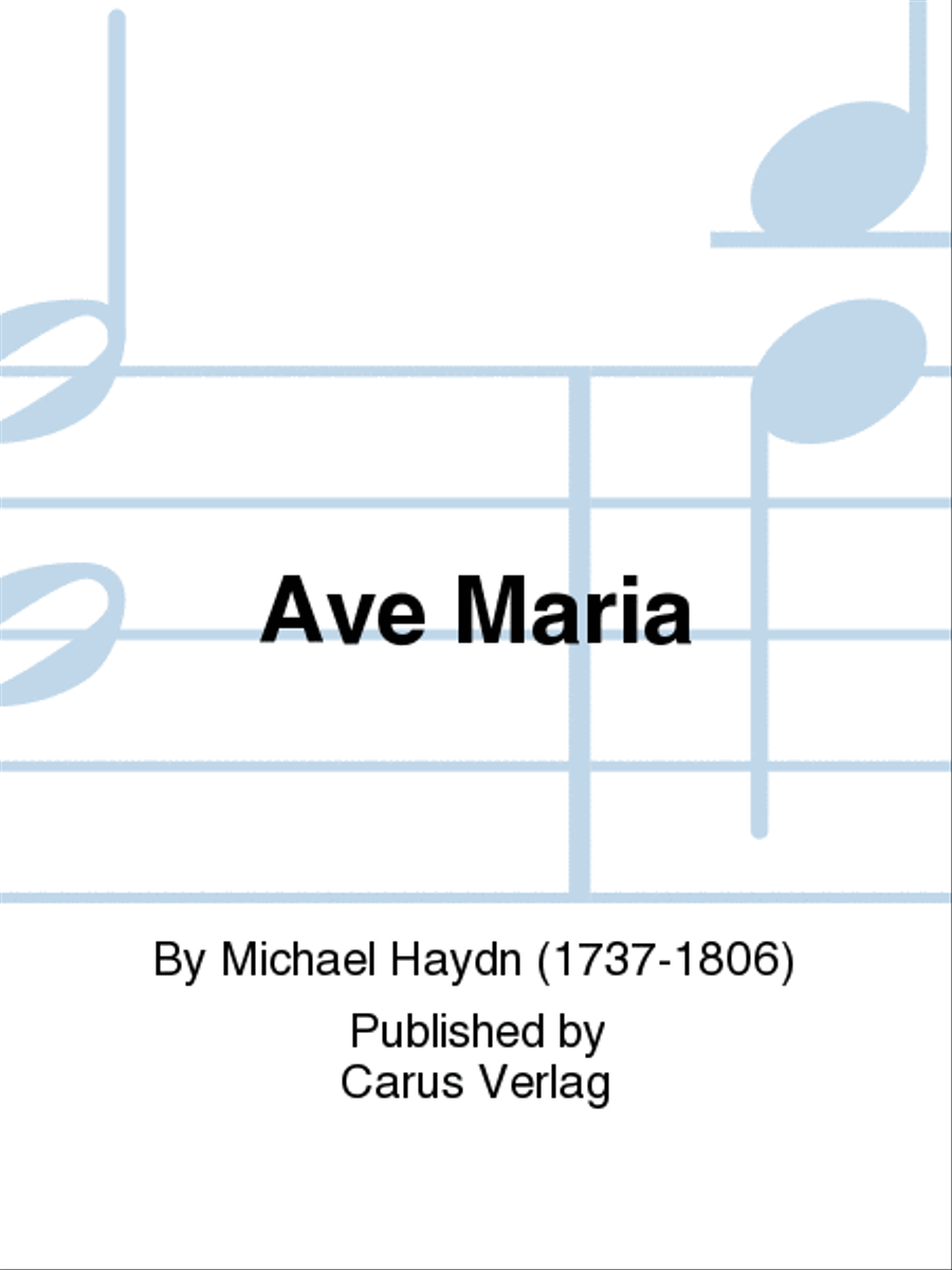 Ave Maria in E major