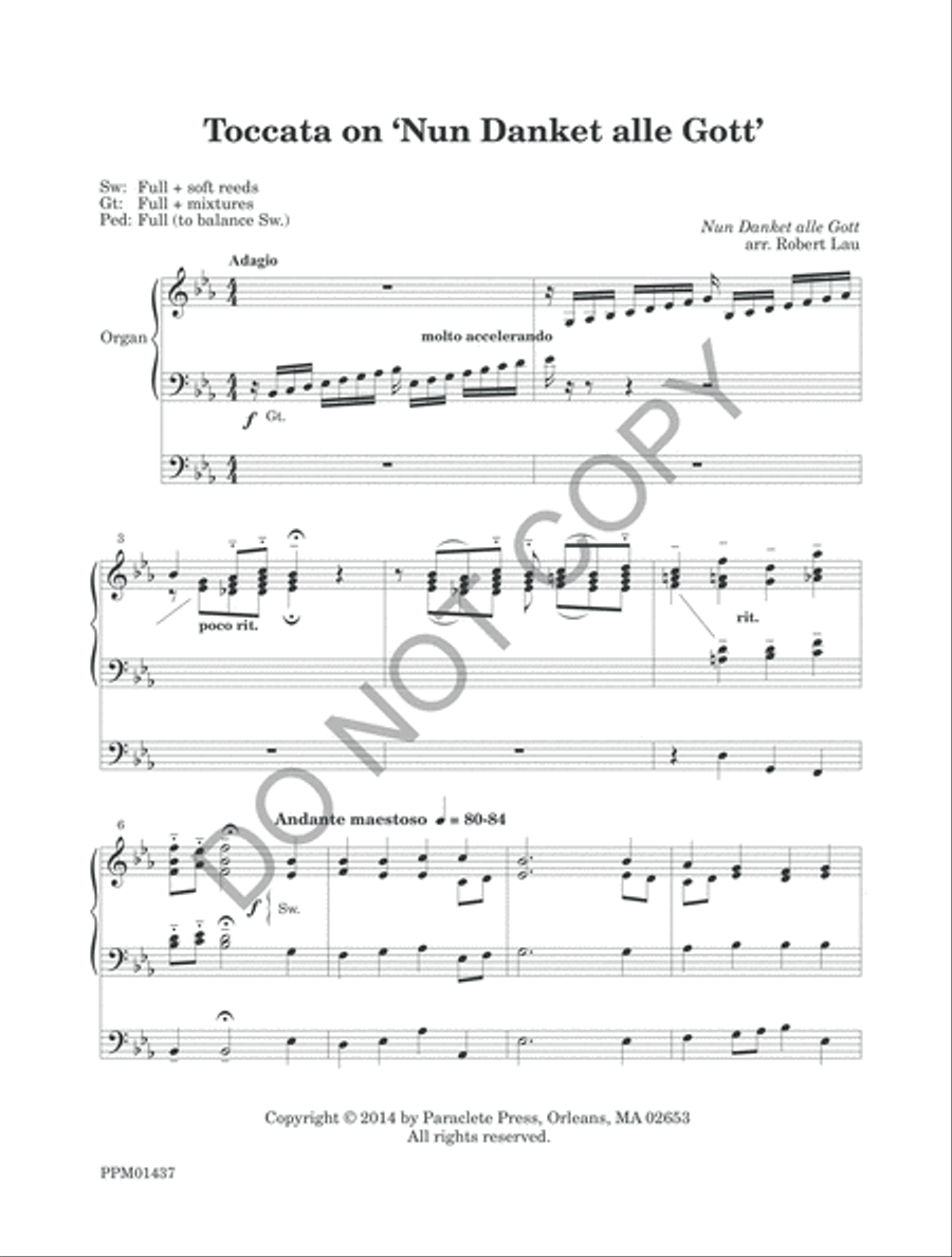 Toccata on 