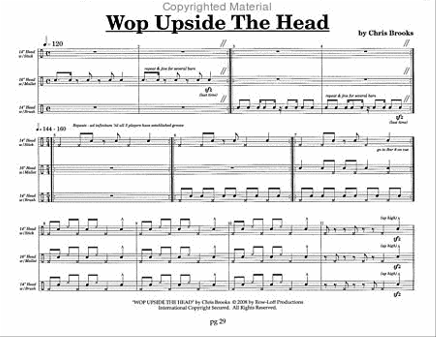 Trisicles - 10 Easy Trios Percussion Ensemble scores gallery preview page 13